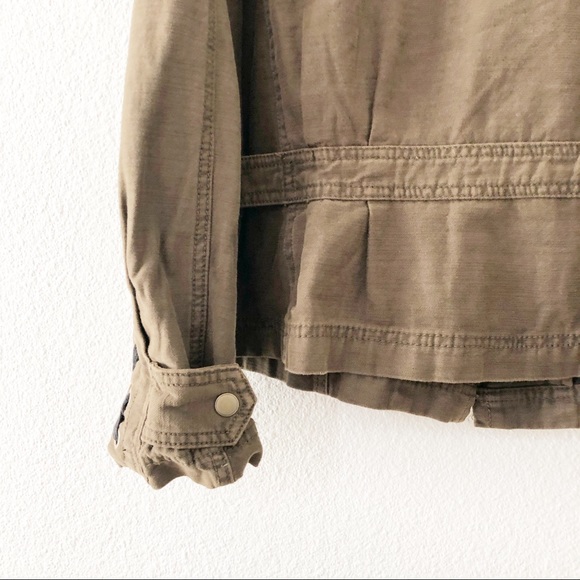 Free People Military Faye Lace Up Sleeve Jacket - Picture 12 of 15